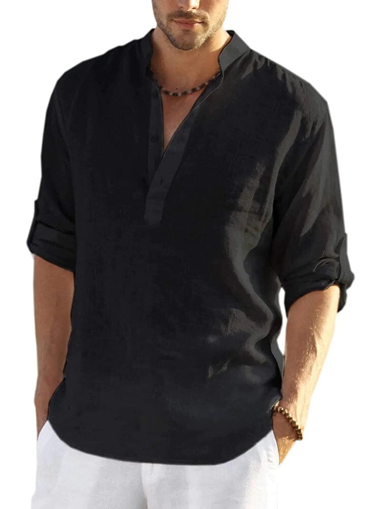 Varo | Camisa Henley de mezcla