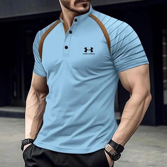 Hudson - Camiseta deportiva de manga corta para hombre