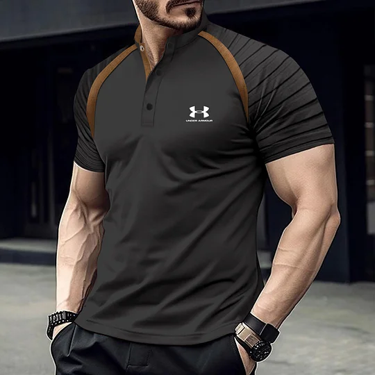 Hudson - Camiseta deportiva de manga corta para hombre