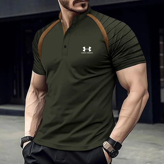 Hudson - Camiseta deportiva de manga corta para hombre