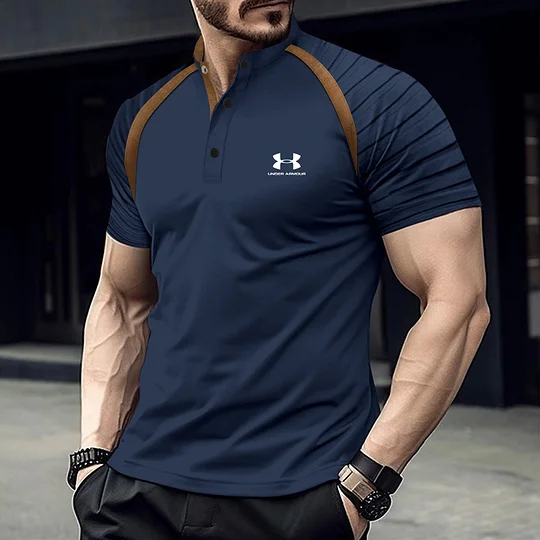Hudson - Camiseta deportiva de manga corta para hombre