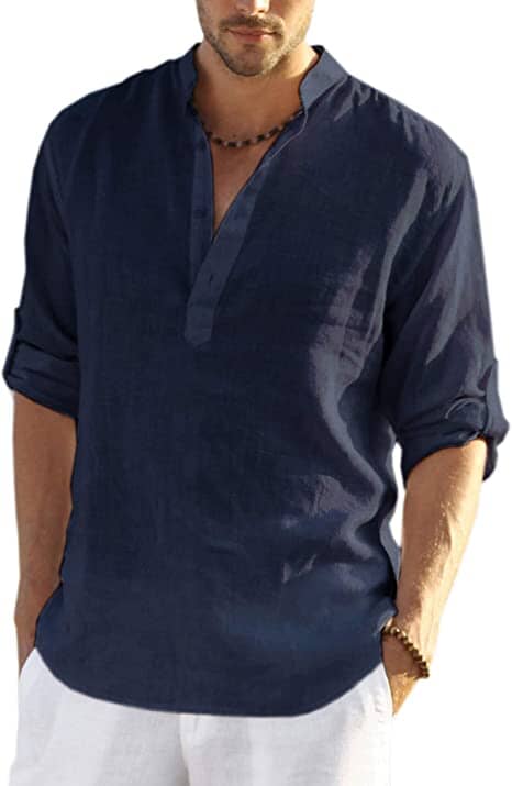 Varo | Camisa Henley de mezcla