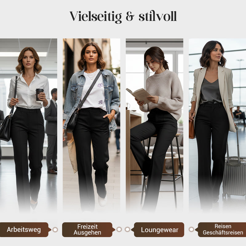 Étoile | Pantalones de traje de mujer de cintura alta