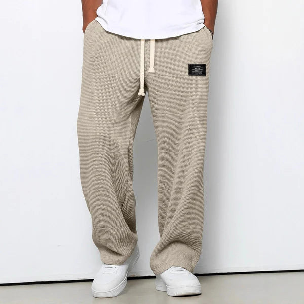 Hudson - Pantalones de punto gofre para hombres