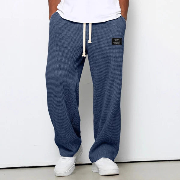 Hudson - Pantalones de punto gofre para hombres