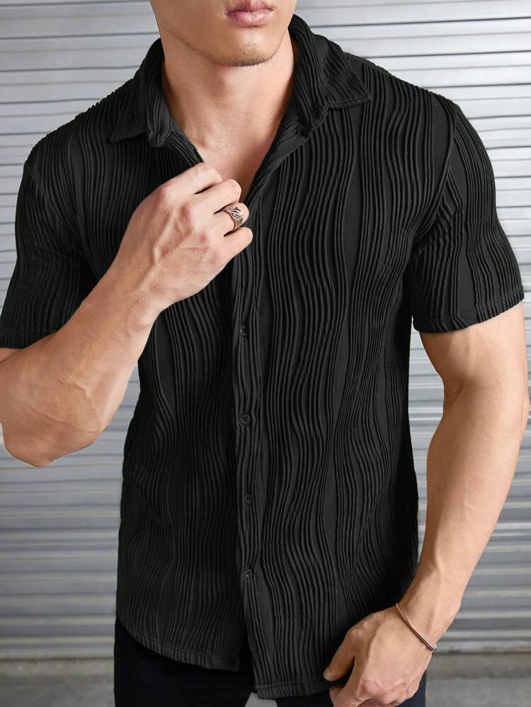 Verona - Camisa de punto fino y corte entallado