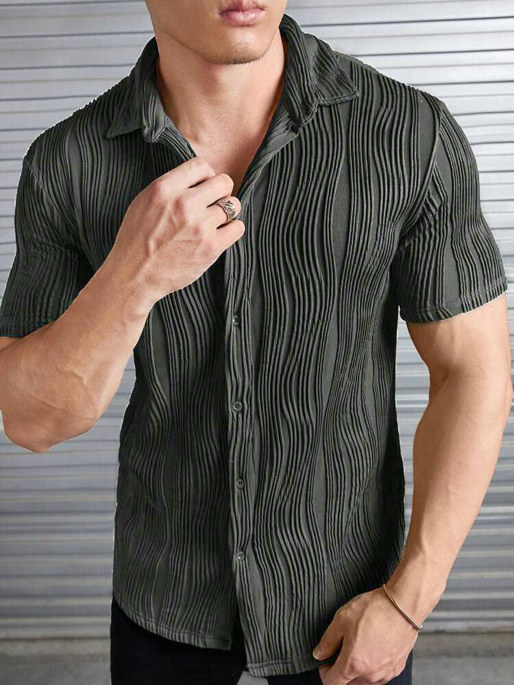 Verona - Camisa de punto fino y corte entallado