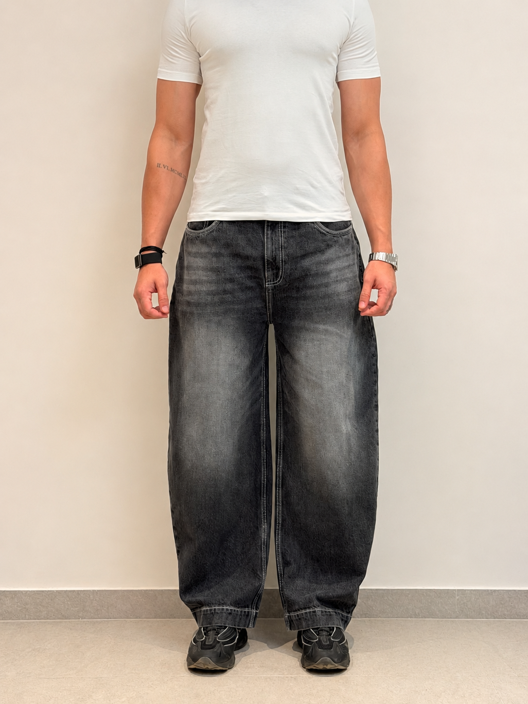 Soho - Vaqueros holgados «Iron Grey Japan»