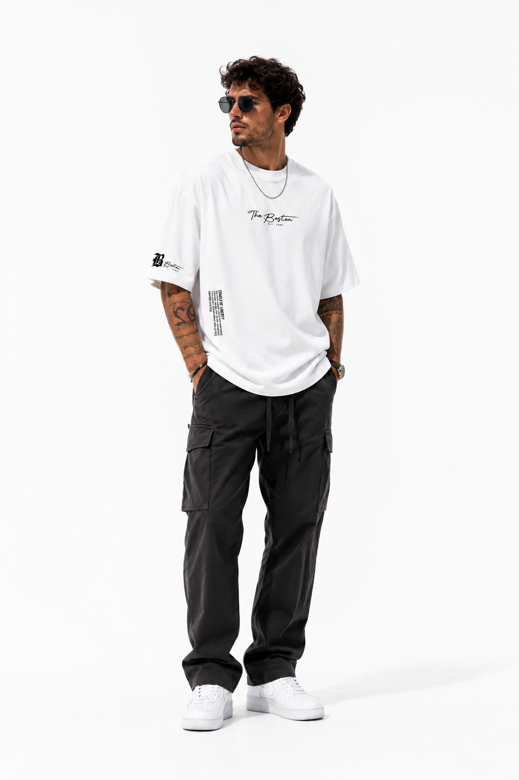 Essential | Camiseta urbana oversize con estampado gráfico