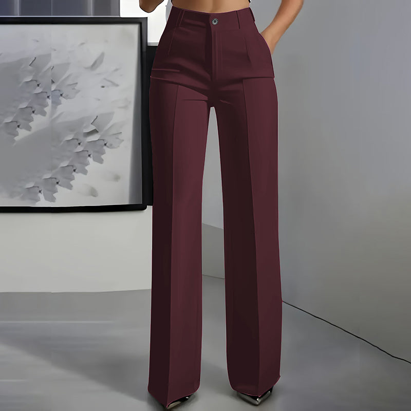 Étoile | Pantalones de traje de mujer de cintura alta